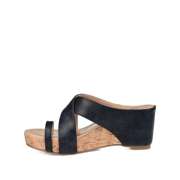 Journee Collection Women's Tru Comfort Foam Rayna Wedge Sandals - Picture 3 of 6